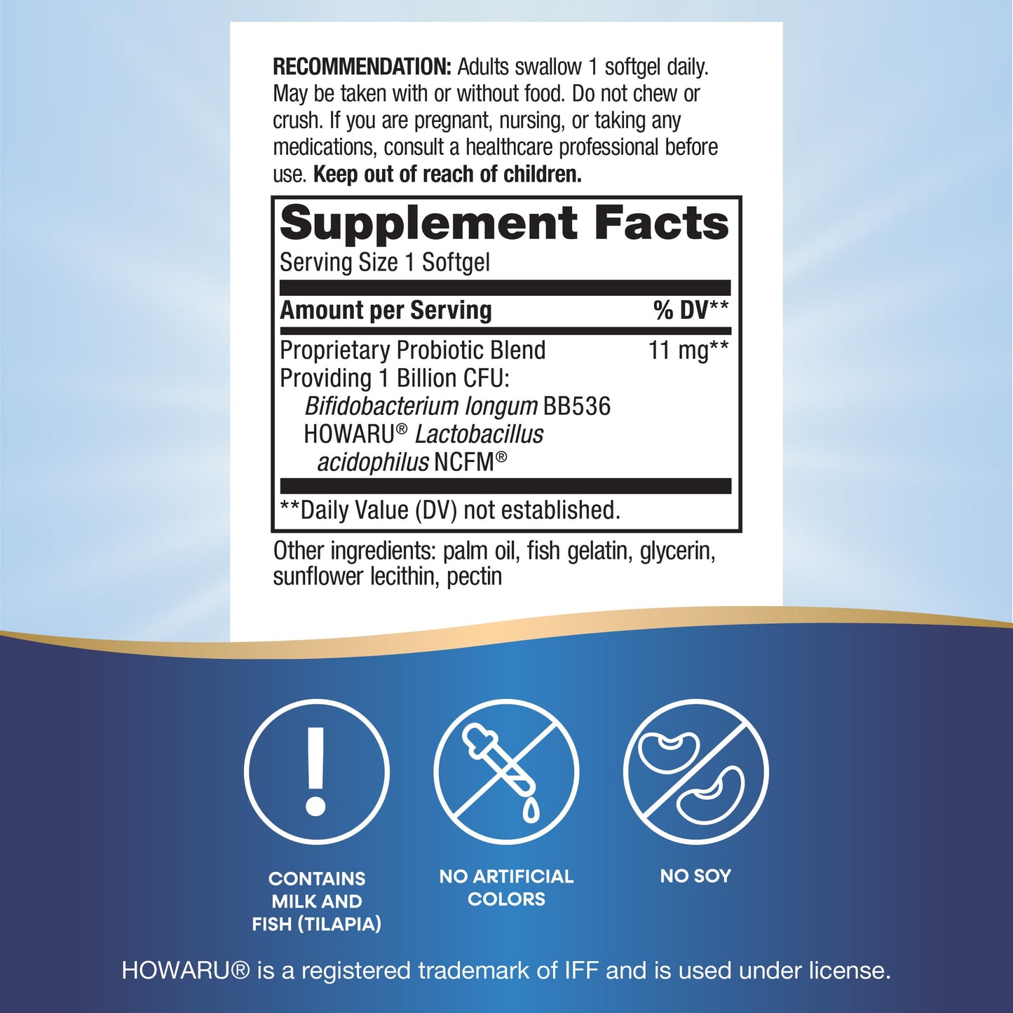 Nature's Way Acidophilus Probiotic Pearls, Supports Digestive Balance and Gut Health*, Protects Against Occasional Constipation and Bloating*, 1 Billion Live Cultures, 90 Softgels (Packaging May Vary) - Nirvana Guru