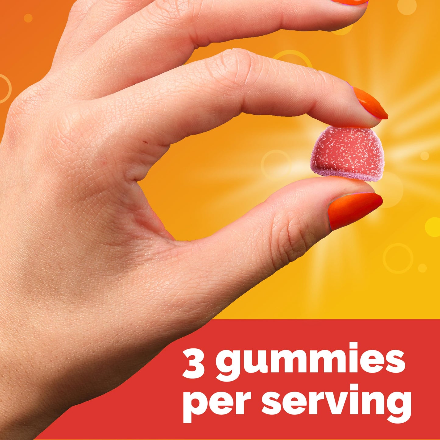 Emergen-C 750mg Vitamin C Gummies for Adults, Immunity Gummies with B Vitamins, Gluten Free, Orange, Tangerine and Raspberry Flavors, 45 Count (Pack of 1) Nirvana Guru