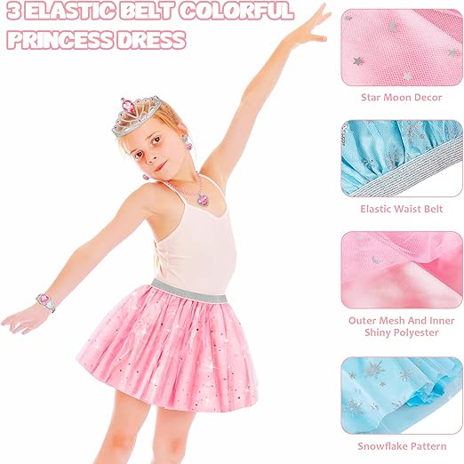 Princess Dress Up Toys & Jewelry Boutique,Girl Role Play Gifts,Kids Toys for 3-6 Years Girl Toddler B-Day Party Favors Nirvana Guru