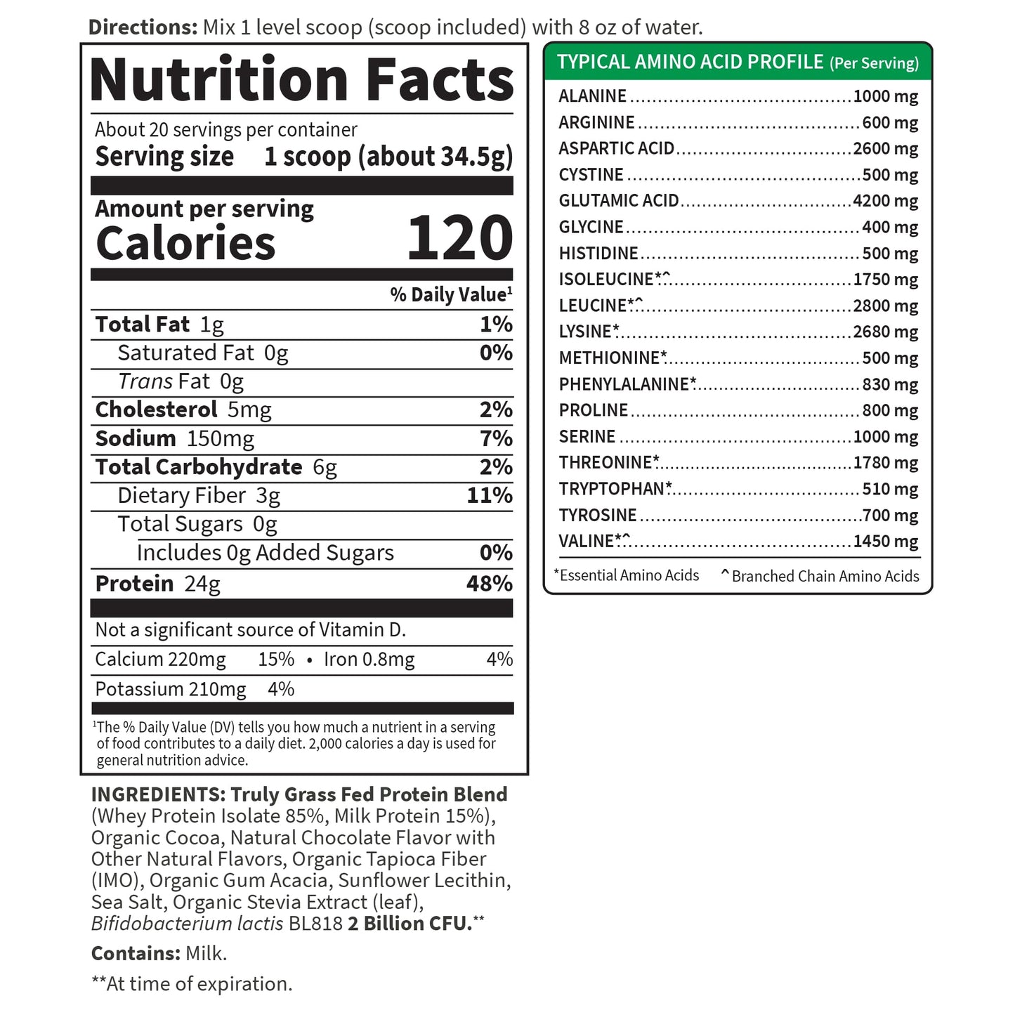 Garden of Life Sport Whey Protein Powder Chocolate, Premium Grass Fed Whey Protein Isolate Plus Probiotics for Immune System Health, 24g Protein, Non GMO, Gluten Free, Cold Processed - 20 Servings - Nirvana Guru