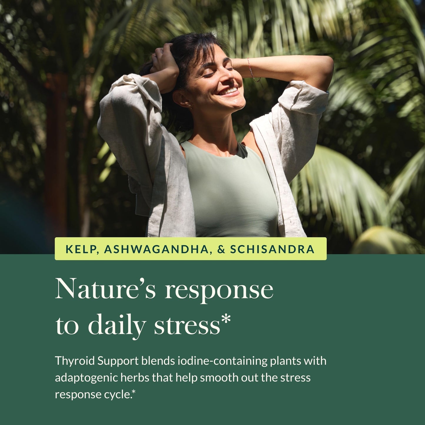 Gaia Herbs Thyroid Support - Made with Ashwagandha, Kelp, Brown Seaweed, and Schisandra to Support Healthy Metabolic Balance and Overall Well-Being - 60 Vegan Liquid Phyto-Capsules (20-Day Supply) - Nirvana Guru