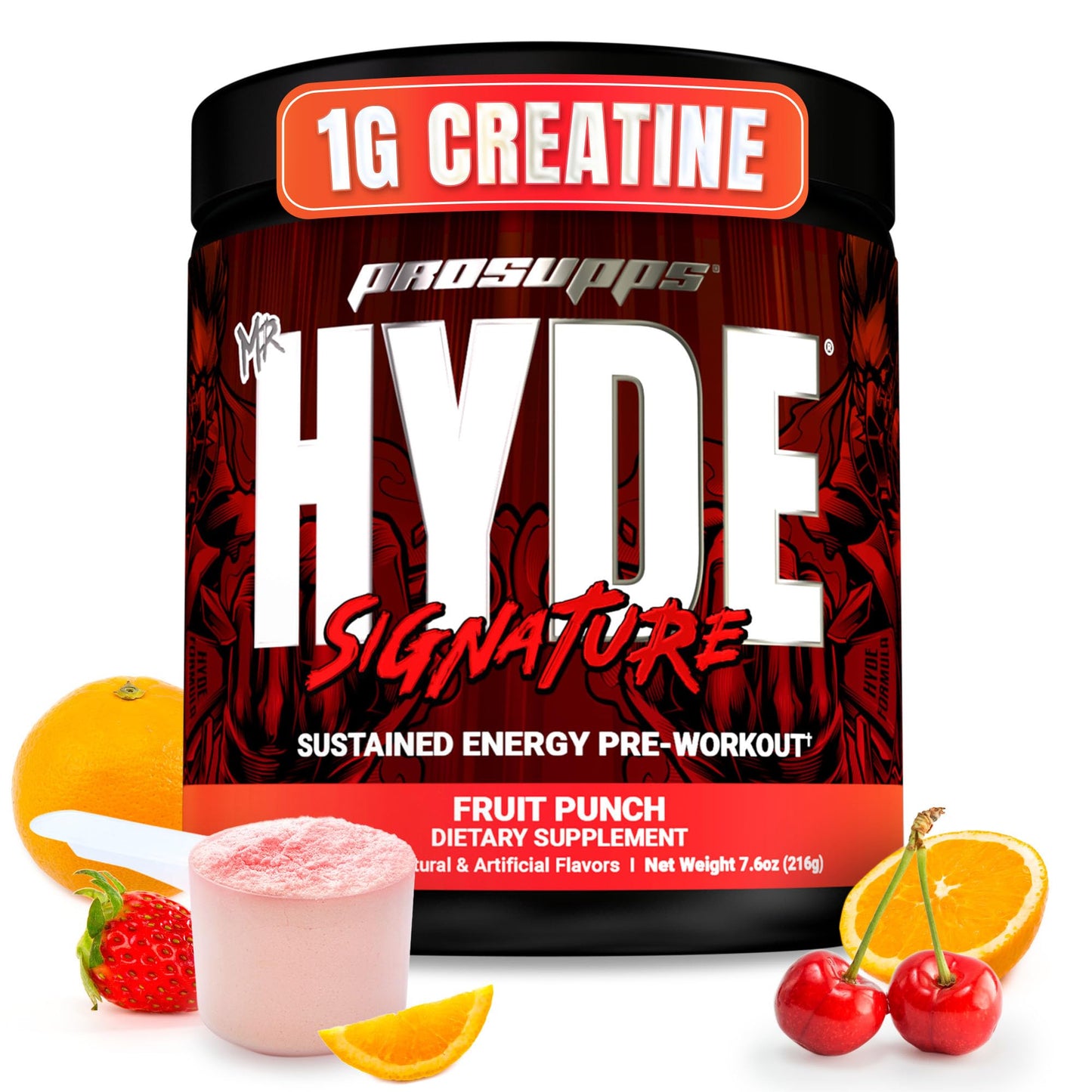 PROSUPPS Mr. Hyde Signature Pre Workout Powder with Creatine, Beta Alanine & Caffeine - Performance, Energy & Endurance - Clean Fitness & Gym Supplements for Men & Women (Blue Razz, 30 Servings) Nirvana Guru