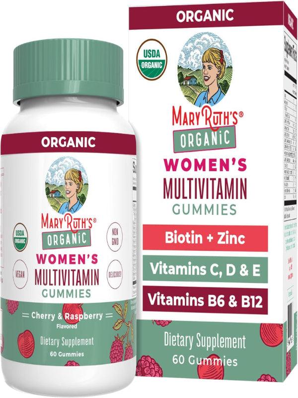 MaryRuth Organics Multivitamin for Women 14 | Women's Multivitamin Gummies for Immune Support| Skin Health | Sugar Free | Vegan | Non-GMO | 60 Count - Nirvana Guru