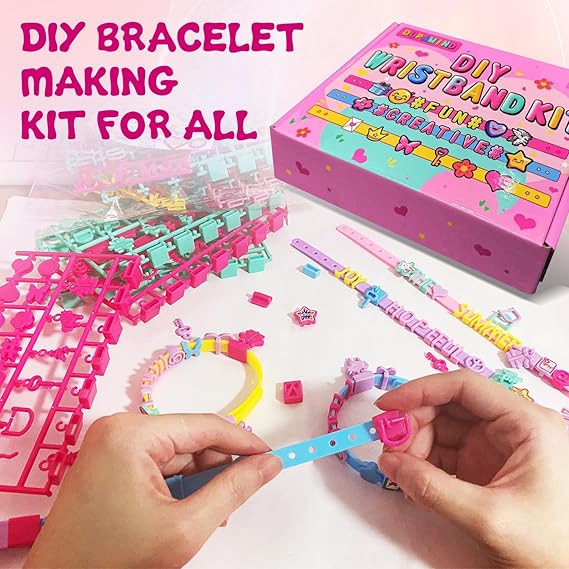 Art & Craft Kits for Kids, DIY Friendship Bracelet Making Kit for Girls, Jewelry Making with Charm & Stickers, Birthday Gifts for Ages 5-12, Toys for Ages 5, 6, 7, 8, 9, 10, 11, 12 Years Old nirvanaguru