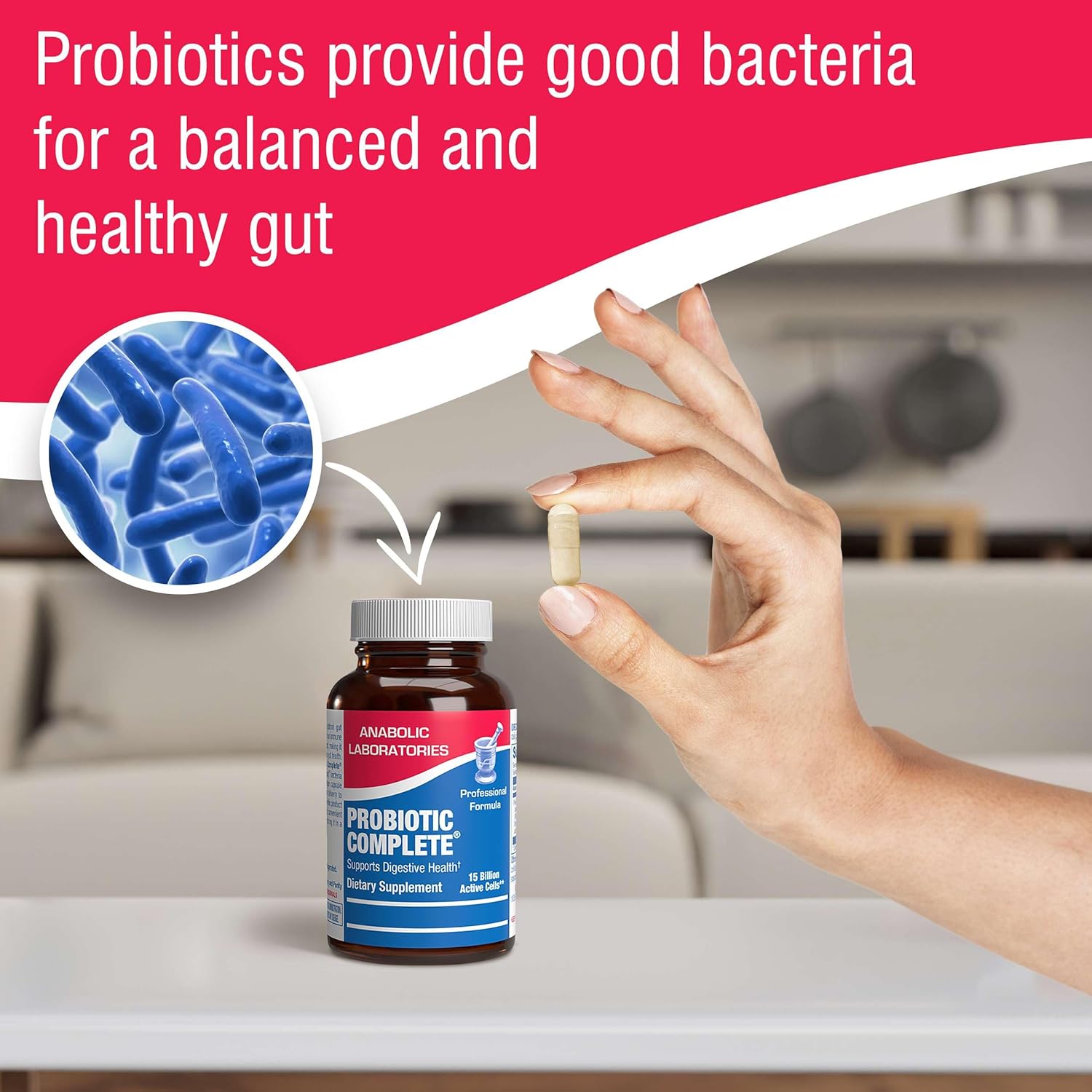 Advanced Digestive Probiotics for Women & Men - 4 in 1 Quadbiotic for Women & Men with Lactobacillus and Bifidobacterium Probiotics for Digestive Health Bloating and Constipation - 100 Servings Nirvana Guru