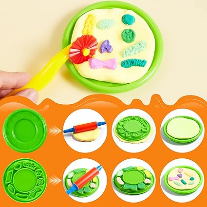 JOYIN 44 Clay Tools Set for Kids, Clay Accessories with Various Plastic Molds, Rolling Pins, Cutters nirvanaguru