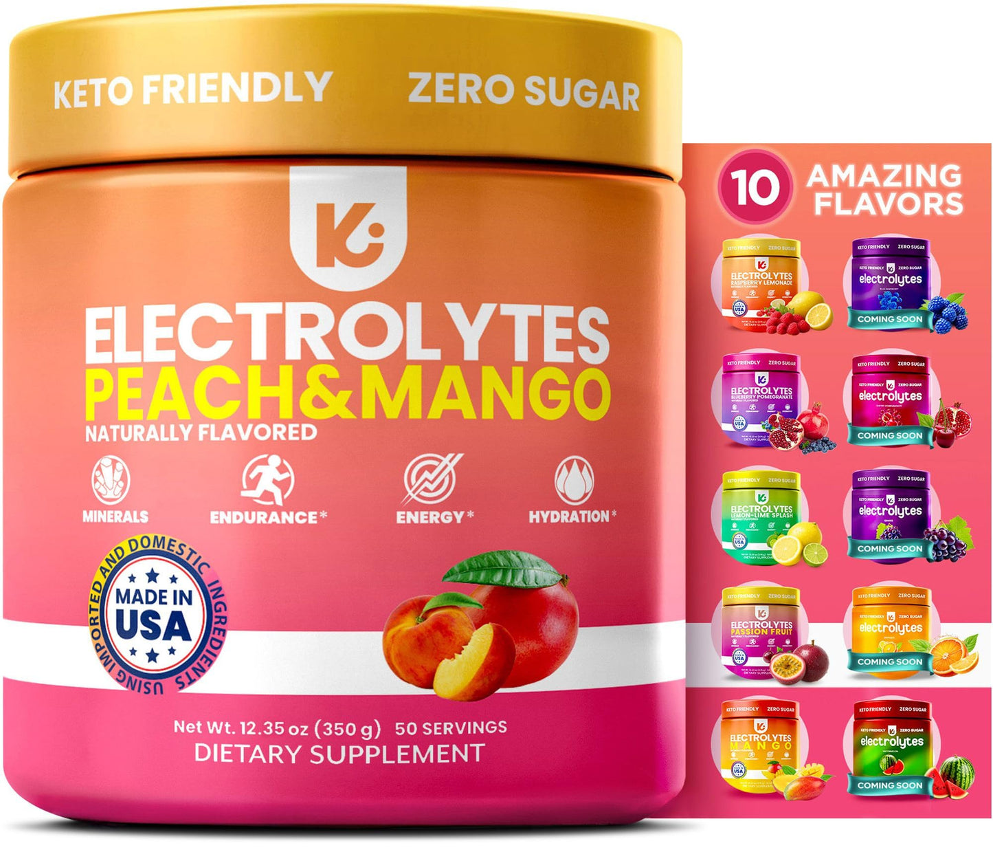 Keppi Electrolytes Powder Packets Assorted Flavors – Sugar Free Hydration Drink Mix with Potassium, Magnesium, Sodium – 30 Hydration Packets – Keto, Vegan, Fasting-Friendly, Zero Calorie - Nirvana Guru