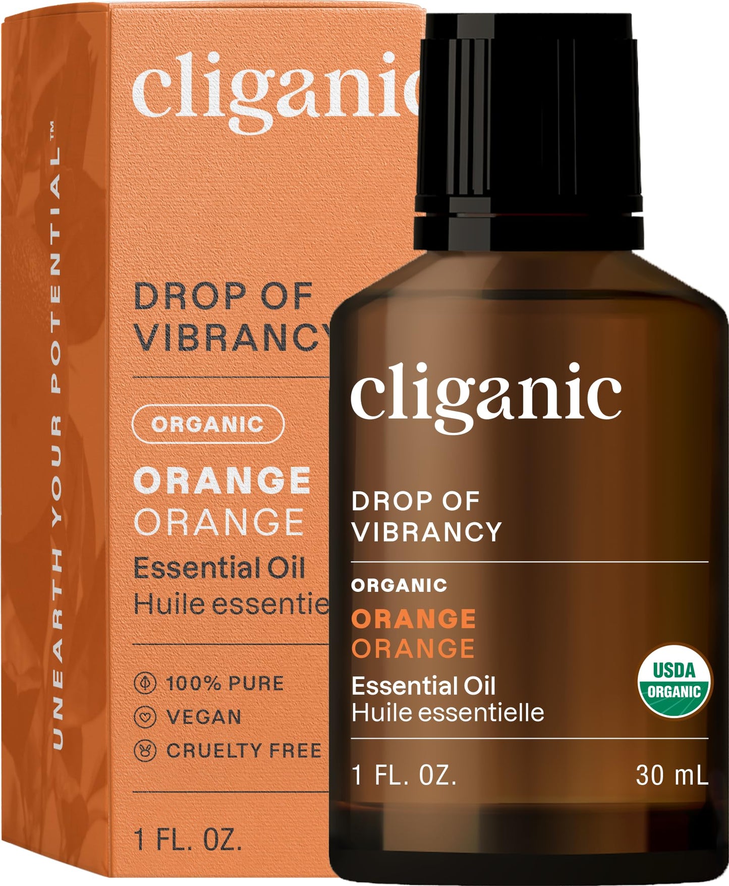 Cliganic Organic Lavender Essential Oil - 100% Pure Natural Undiluted, for Aromatherapy Diffuser | Non-GMO Verified (Packaging May Vary)