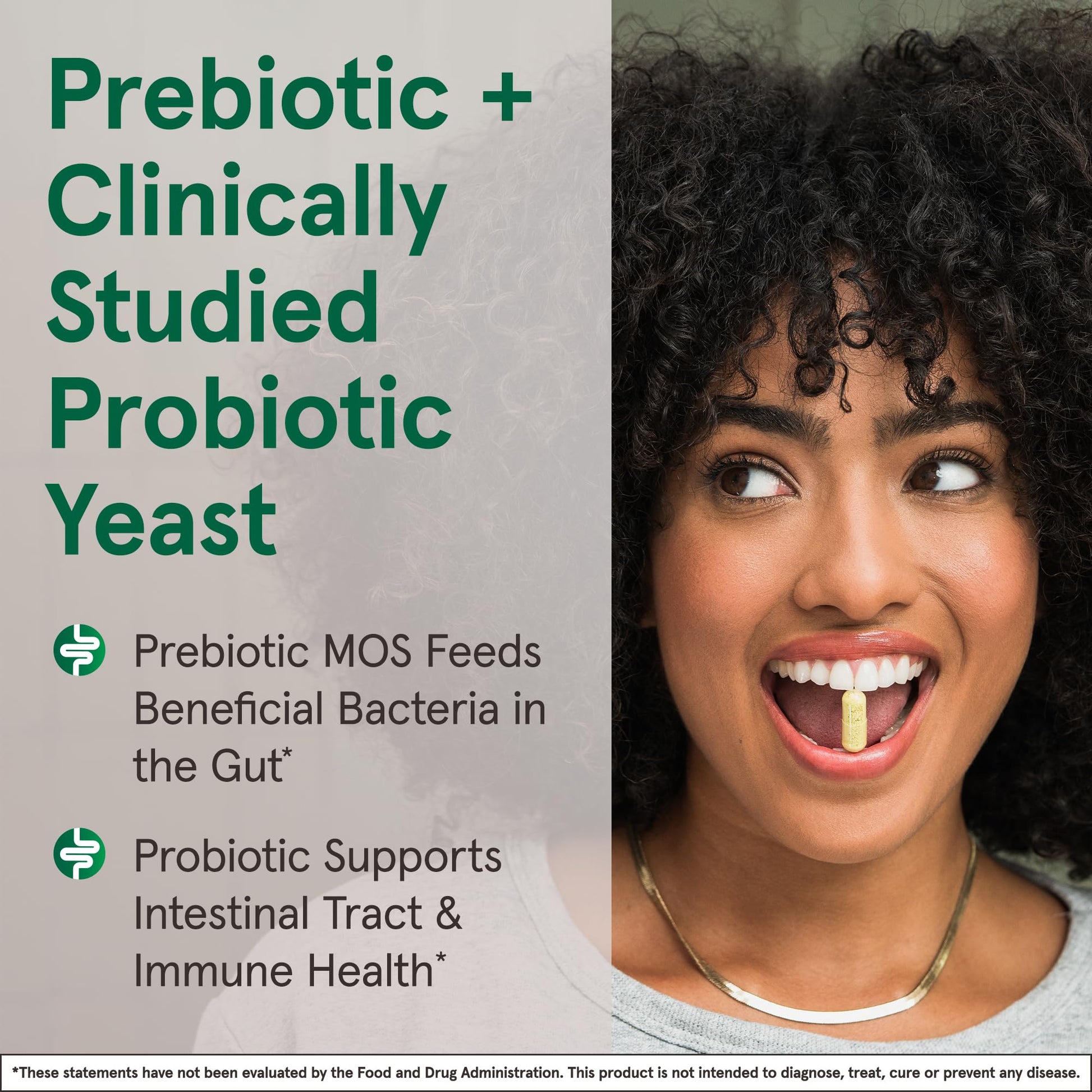 Jarrow Formulas Saccharomyces Boulardii Probiotics + MOS 5 Billion CFU Probiotic Yeast for Intestinal Health Support, Gut Health Supplements for Women and Men, 180 Veggie Capsules, 180 Day Supply - Nirvana Guru