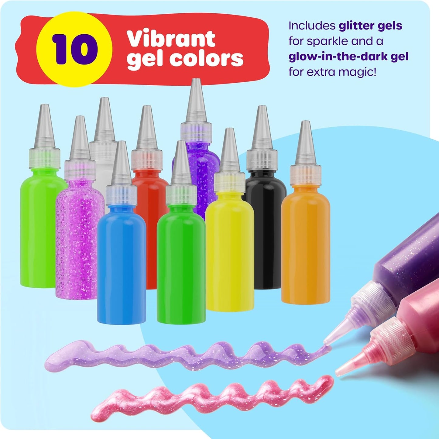 Dan&Darci Aqua Fairy Water Gel Kit for Kids - Craft for Kids - Magic Elf Toy Kits - Waters Pets - DIY Squishy Maker - Make Your Own Squishies Toys Crafts for Boys & Girls Ages 6-12 Nirvana Guru