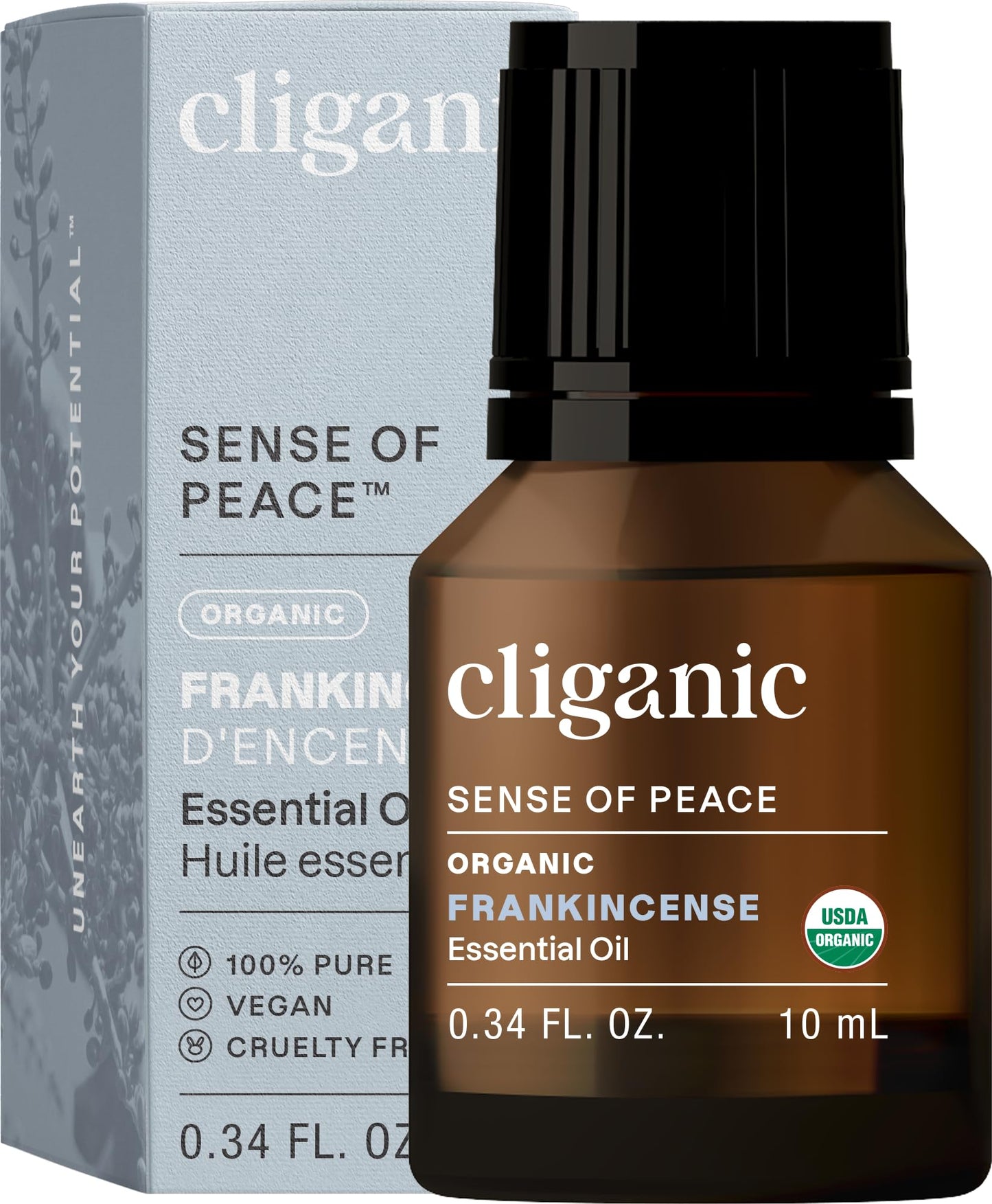 Cliganic Organic Lavender Essential Oil - 100% Pure Natural Undiluted, for Aromatherapy Diffuser | Non-GMO Verified (Packaging May Vary)