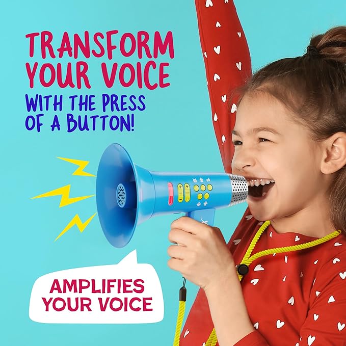 Voice Changer for Kids - Gifts for Kids - Voice Changing Device for Boys & Girls Ages 3-8+ Olds - Birthday Gifts for 3, 4, 5, 7, 8 Year Old Boy - Cool Outdoor Toys Gift Ideas for Kid, Toddler nirvanaguru