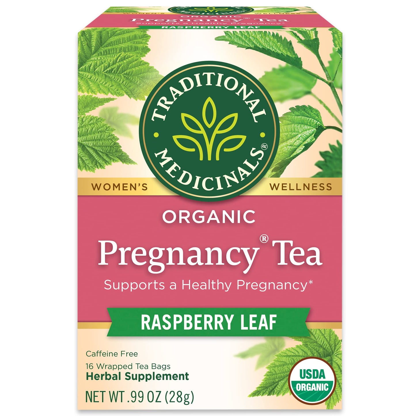 Traditional Medicinals Tea, Organic Healthy Cycle, Supports Healthy Menstrual Cycles, Includes Spearmint,16 Tea Bags - Nirvana Guru