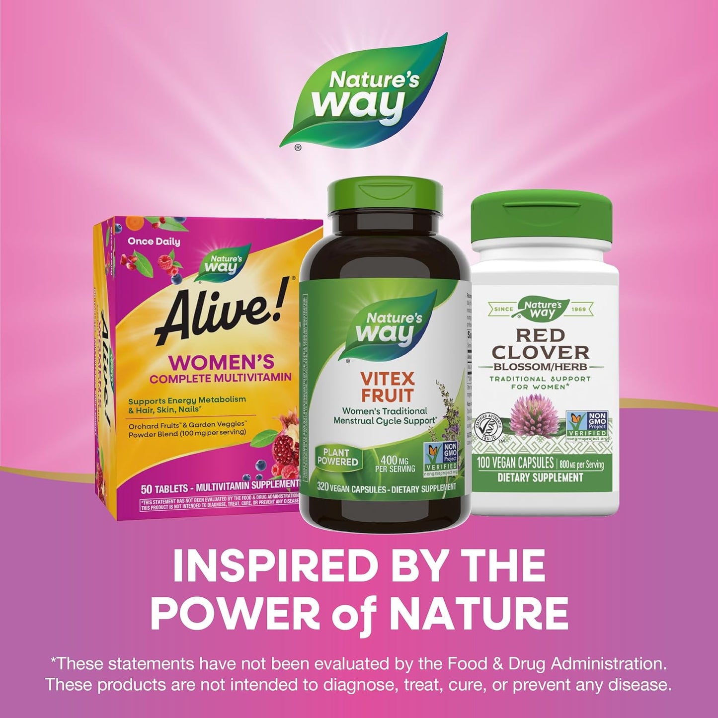 Nature's Way Vitex Fruit, Traditional Menstrual Cycle Support*, Traditional Women's Health Support*, Chasteberry, Vegan, 320 Capsules (Packaging May Vary) - Nirvana Guru