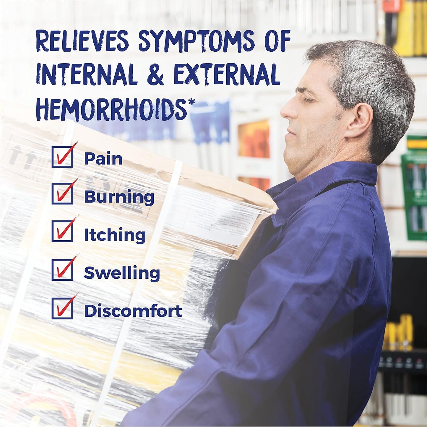Boiron Hemcalm hemorrhoid Relief Tablets for Itchy Burning Pain, Swelling and discomfort, White, 60 Count - Nirvana Guru