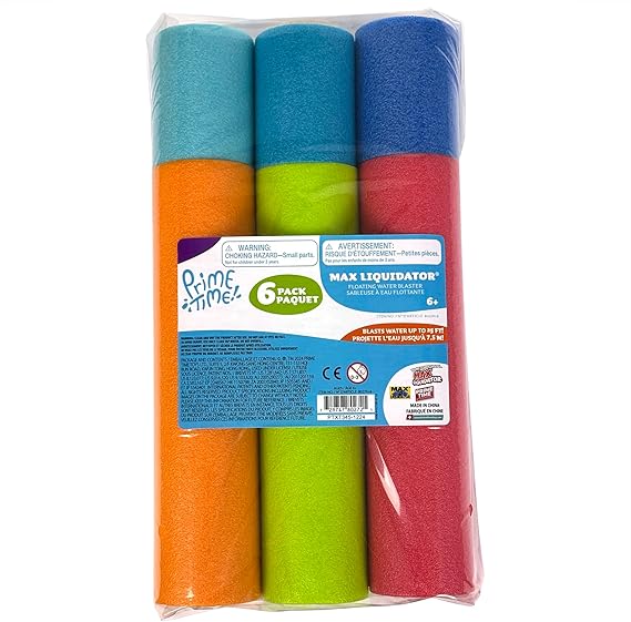 6-Pack Water Blaster Set, Multicolor Nirvana Guru