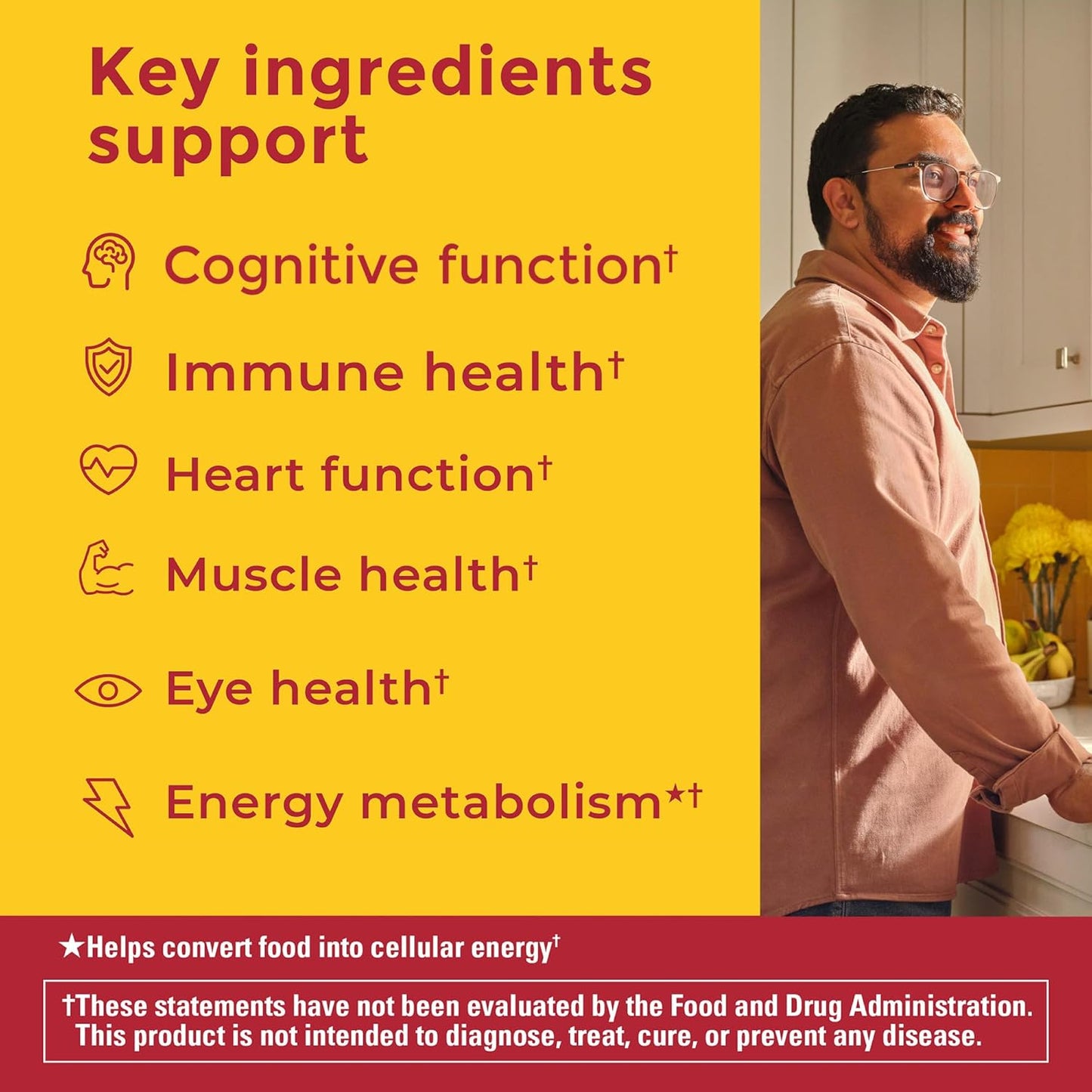 Nature Made Advanced Multivitamin Gummies for Him with Magnesium Citrate, Calcium & All 8 B Vitamins, Multivitamin for Men, 90 Gummies, 30 Day Supply - Nirvana Guru