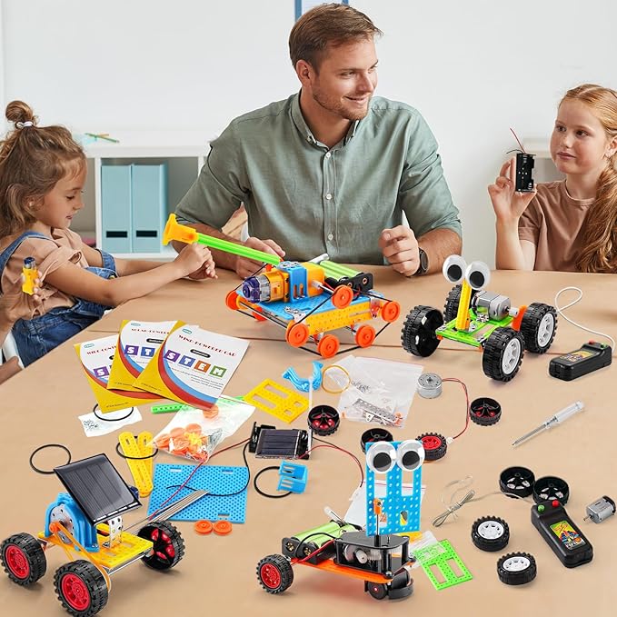 STEM Kits for Kids Age 8-10, Science Robot Building Kits for Boys Crafts 8-12 5-7, STEM Toys for Ages 8-13, Kids Science Experiments 6-8, Engineering Projects for 6 7 9 10 12-14 Year Old Boy Girl Gift nirvanaguru