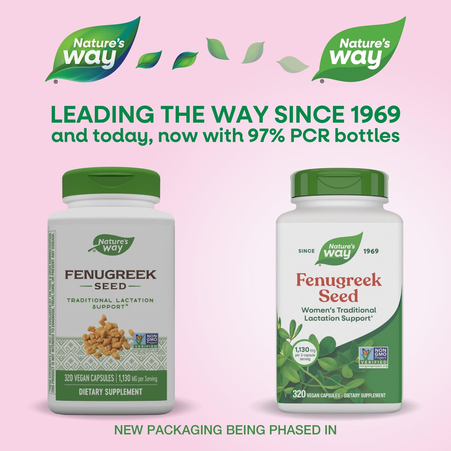 Nature's Way Fenugreek Seed Supplement, Fenugreek for Traditional Breastfeeding Lactation Support*, Non-GMO Project Verified, Vegan, 100 Capsules (Packaging May Vary) Nirvana Guru