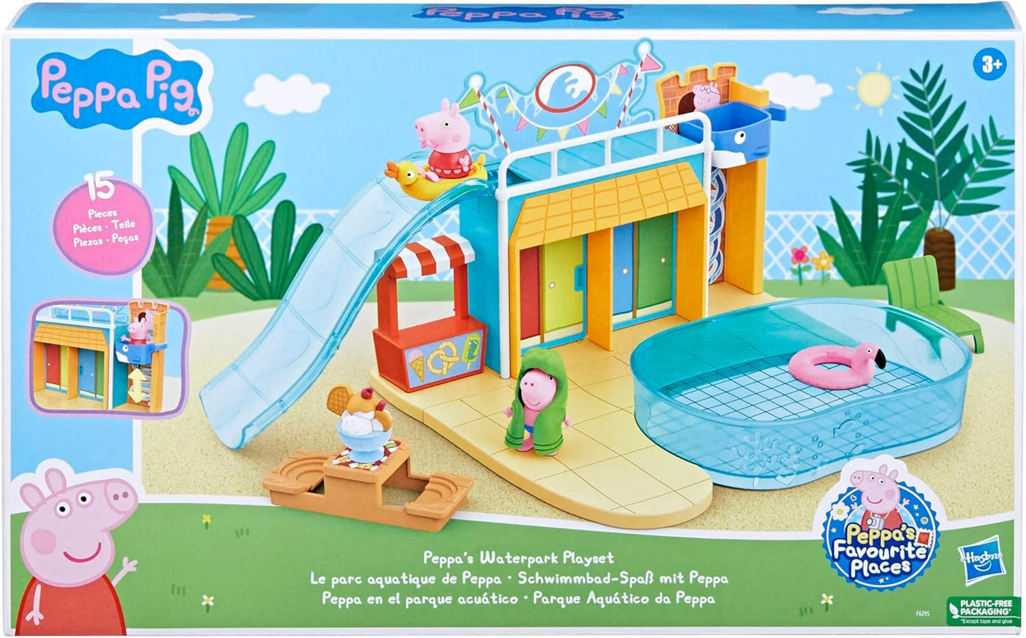 Peppa Pig Waterpark Playset with 2 Figures, Preschool Toys for 3+ Girls and Boys Nirvana Guru