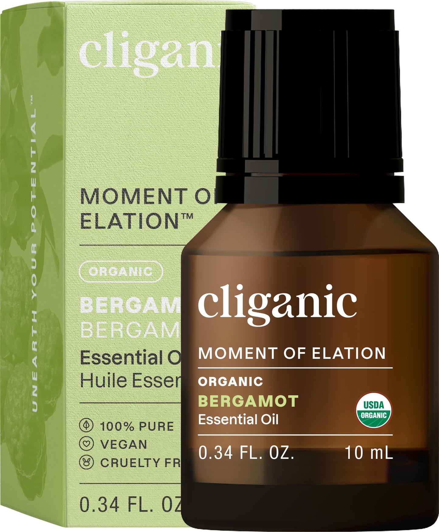 Cliganic Organic Lavender Essential Oil - 100% Pure Natural Undiluted, for Aromatherapy Diffuser | Non-GMO Verified (Packaging May Vary)
