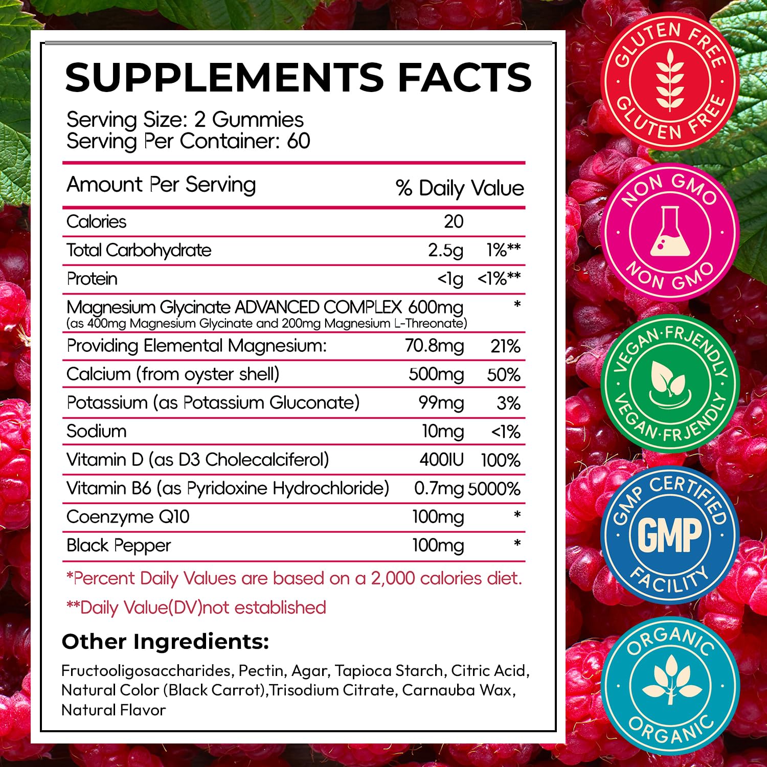 Magnesium Glycinate Gummies 600mg, High Absorption Magnesium Gummies with L-Threonate, Calcium, Vitamin B6, D3, Sugar Free Chews for Adults & Kids Relaxation, Stress Relief, Night Rest Nirvana Guru