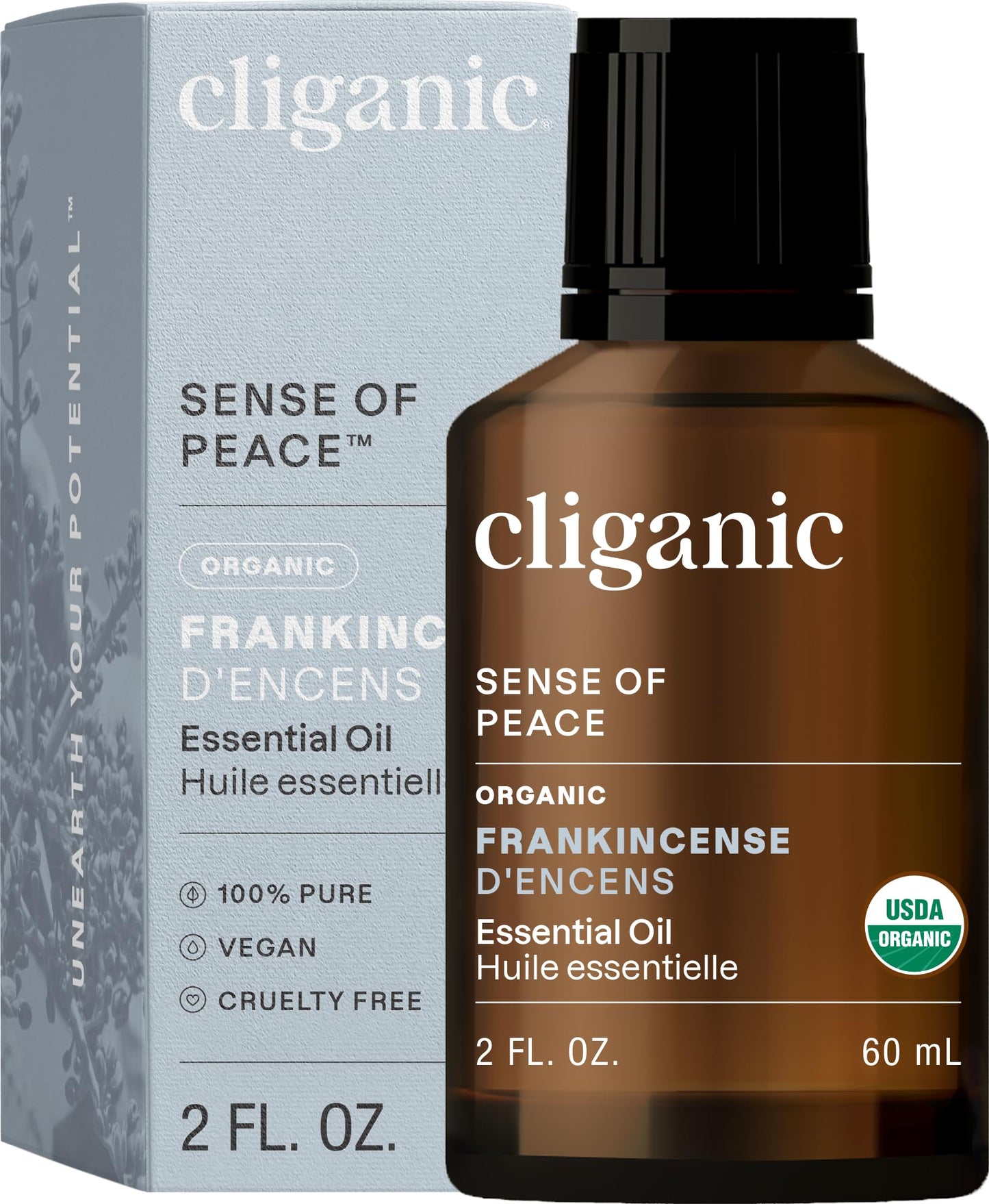 Cliganic Organic Lavender Essential Oil - 100% Pure Natural Undiluted, for Aromatherapy Diffuser | Non-GMO Verified (Packaging May Vary)