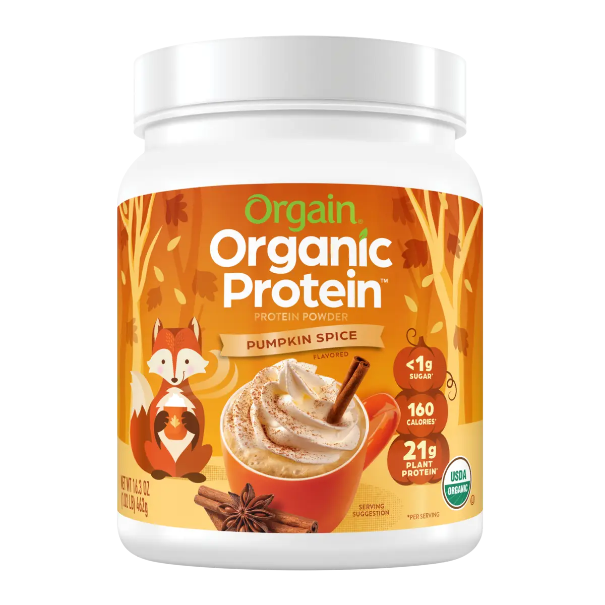 Organic Protein™ Plant Based Protein Powder - Pumpkin Spice Nirvana Guru