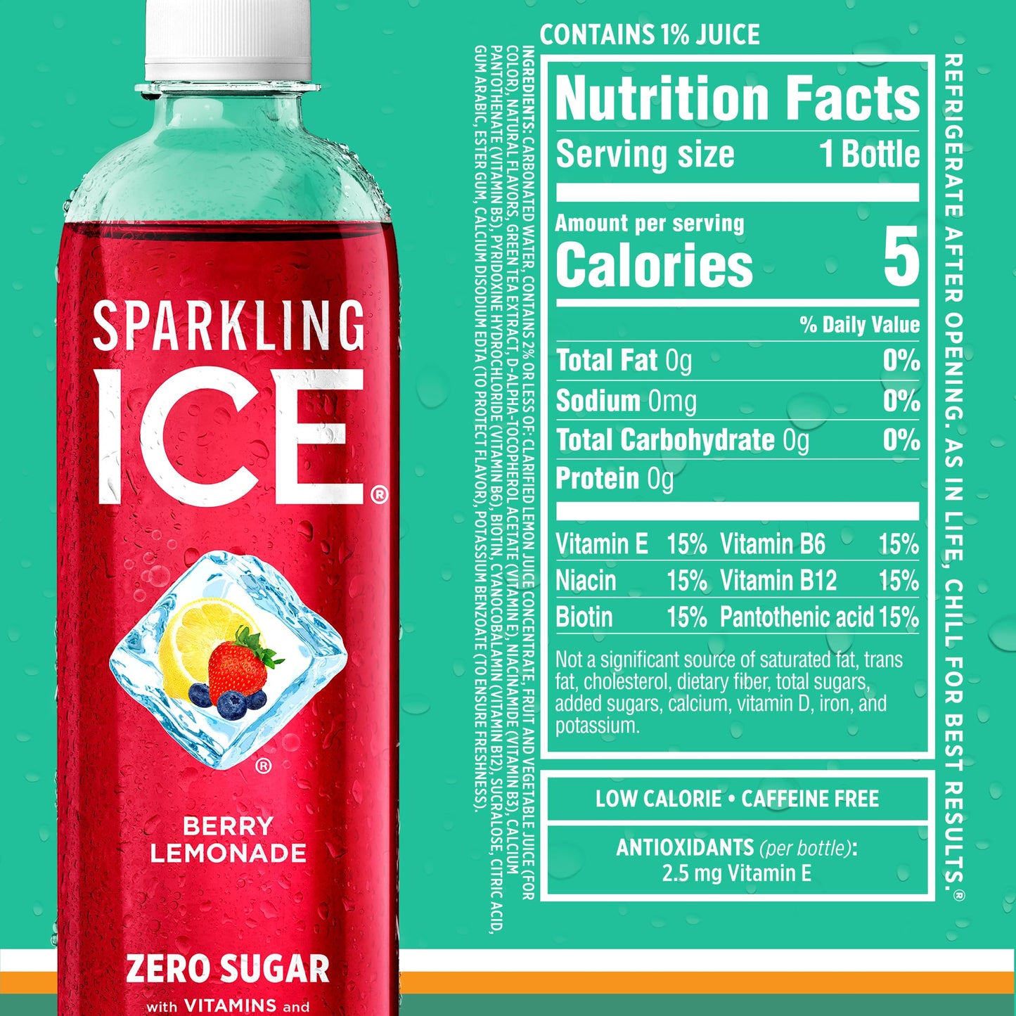 Sparkling Ice Purple Variety Pack, Flavored Water, Zero Sugar, with Vitamins and Antioxidants, 17 fl oz, 12 count (Black Raspberry, Cherry Limeade, Orange Mango, Kiwi Strawberry)