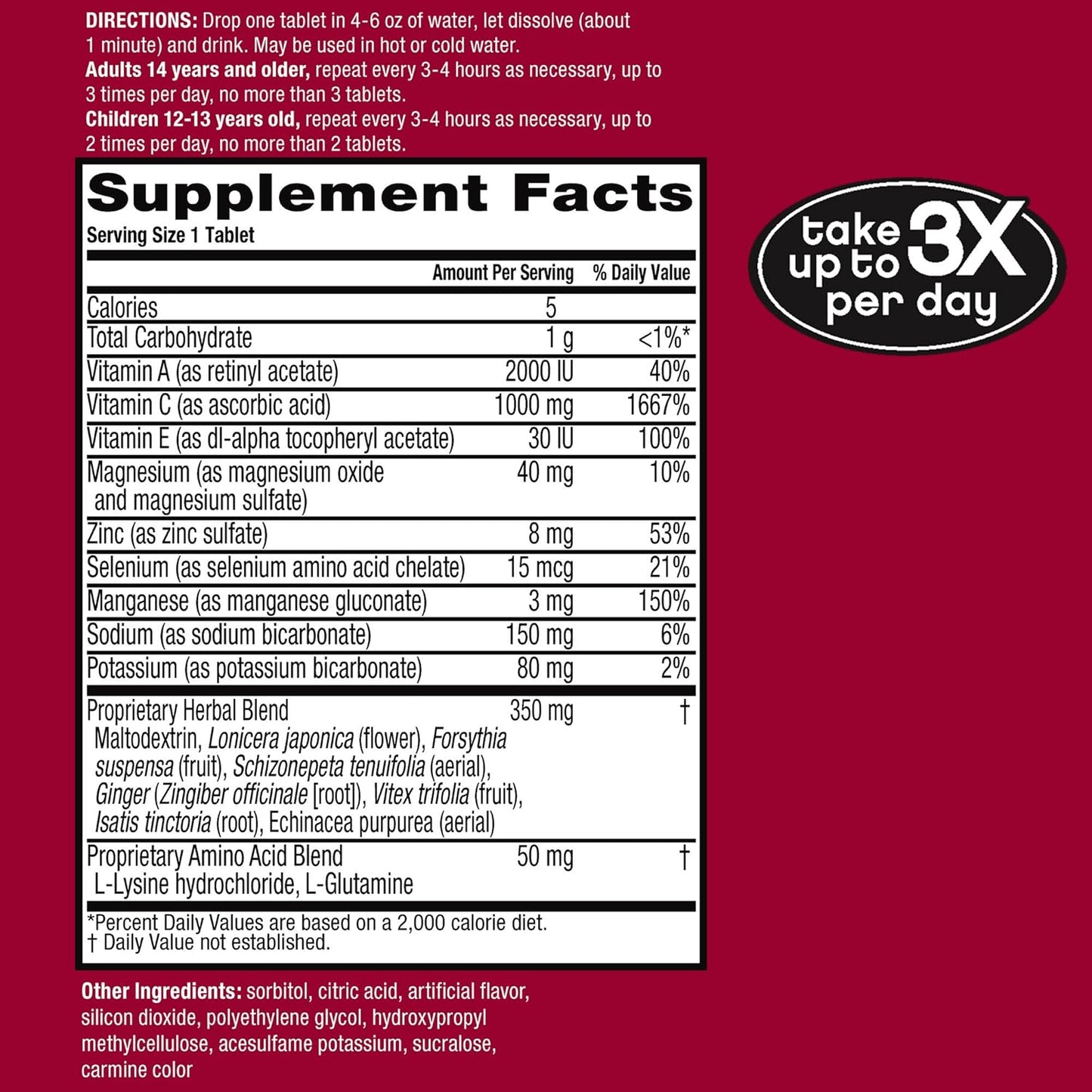 Airborne Immune Support Supplement, Very Berry, 10 Count Nirvana Guru