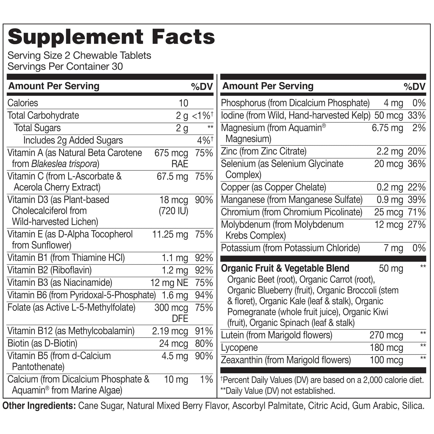 NATURELO Chewable Vitamin for Kids – Multivitamin with Whole Food Organic Fruit Blend - 60 Tablets for Children - Nirvana Guru