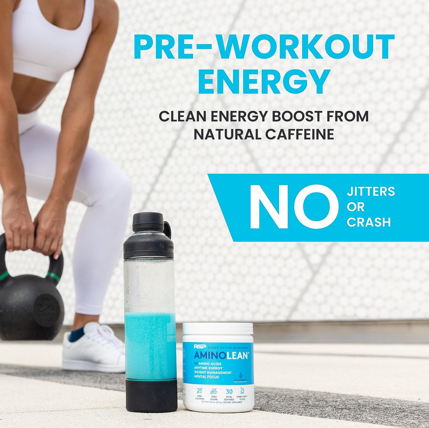 RSP NUTRITION AminoLean Pre Workout Powder, Amino Energy & Weight Management with Vegan BCAA Amino Acids, Natural Caffeine, Preworkout Boost for Men & Women, 30 Serv, Pink Lemonade… Nirvana Guru