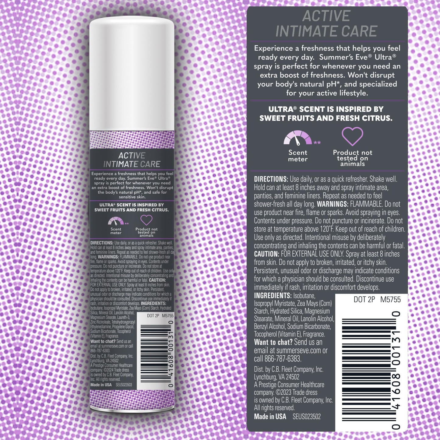 Summer's Eve Blissful Escape Daily Refreshing Feminine Spray, 2 oz Nirvana Guru