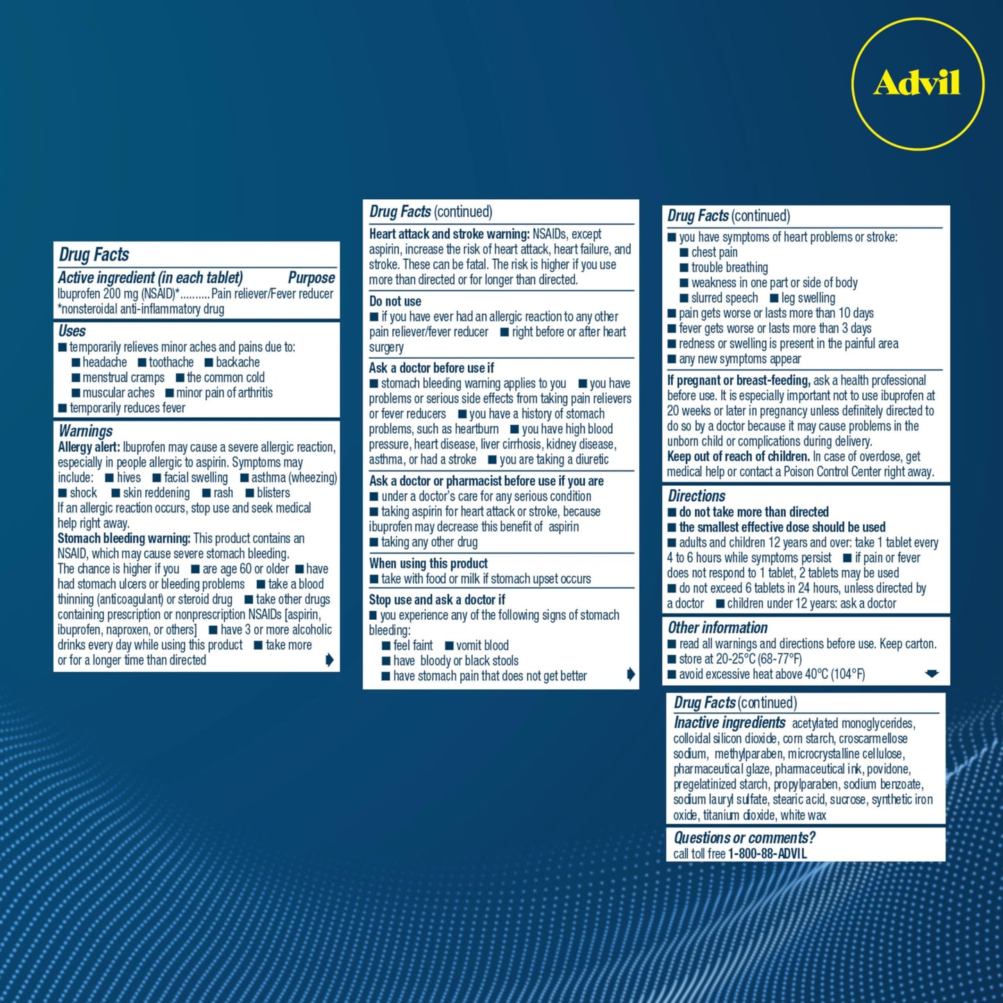 Advil Liqui-Gels minis Pain Reliever and Fever Reducer, Pain Medicine for Adults with Ibuprofen 200mg for Pain Relief - 200 Liquid Filled Capsules