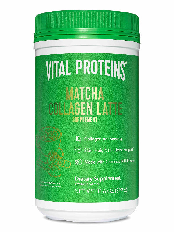 Vital Proteins Matcha Collagen Peptides Powder Supplement, Matcha Green Tea Powder, 10.5 oz, Original Flavored - Nirvana Guru