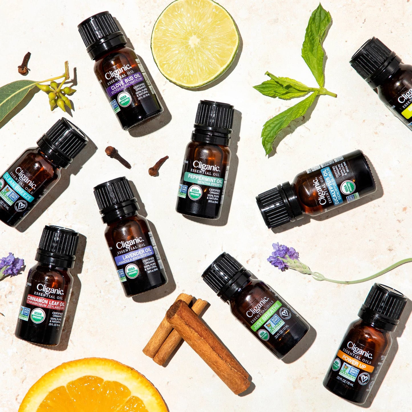 Cliganic Organic Lavender Essential Oil - 100% Pure Natural Undiluted, for Aromatherapy Diffuser | Non-GMO Verified (Packaging May Vary)