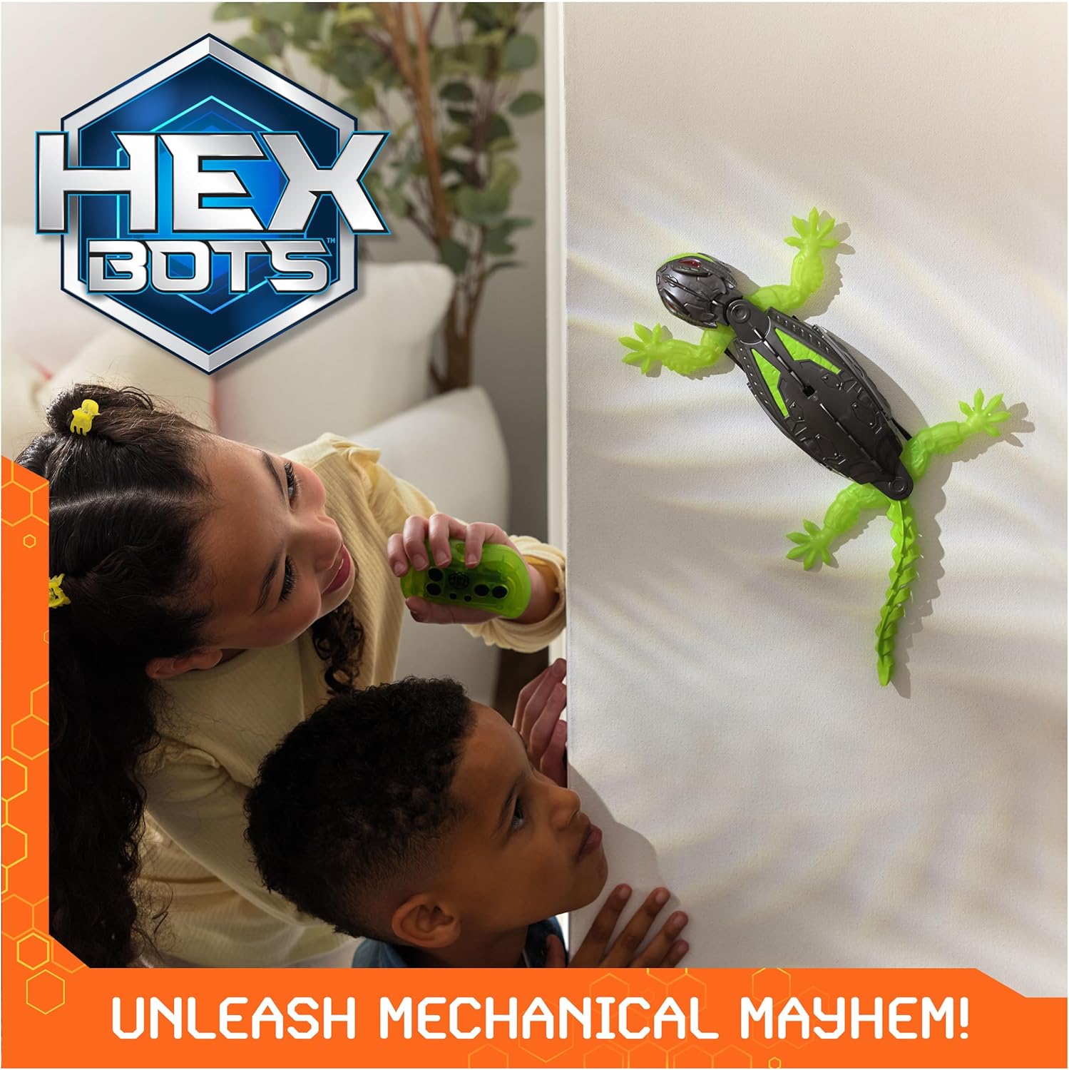 HEX BOTS Wall Climbing RC Robot Toy – Rechargeable Gecko Robot for Kids Ages 4+ nirvanaguru