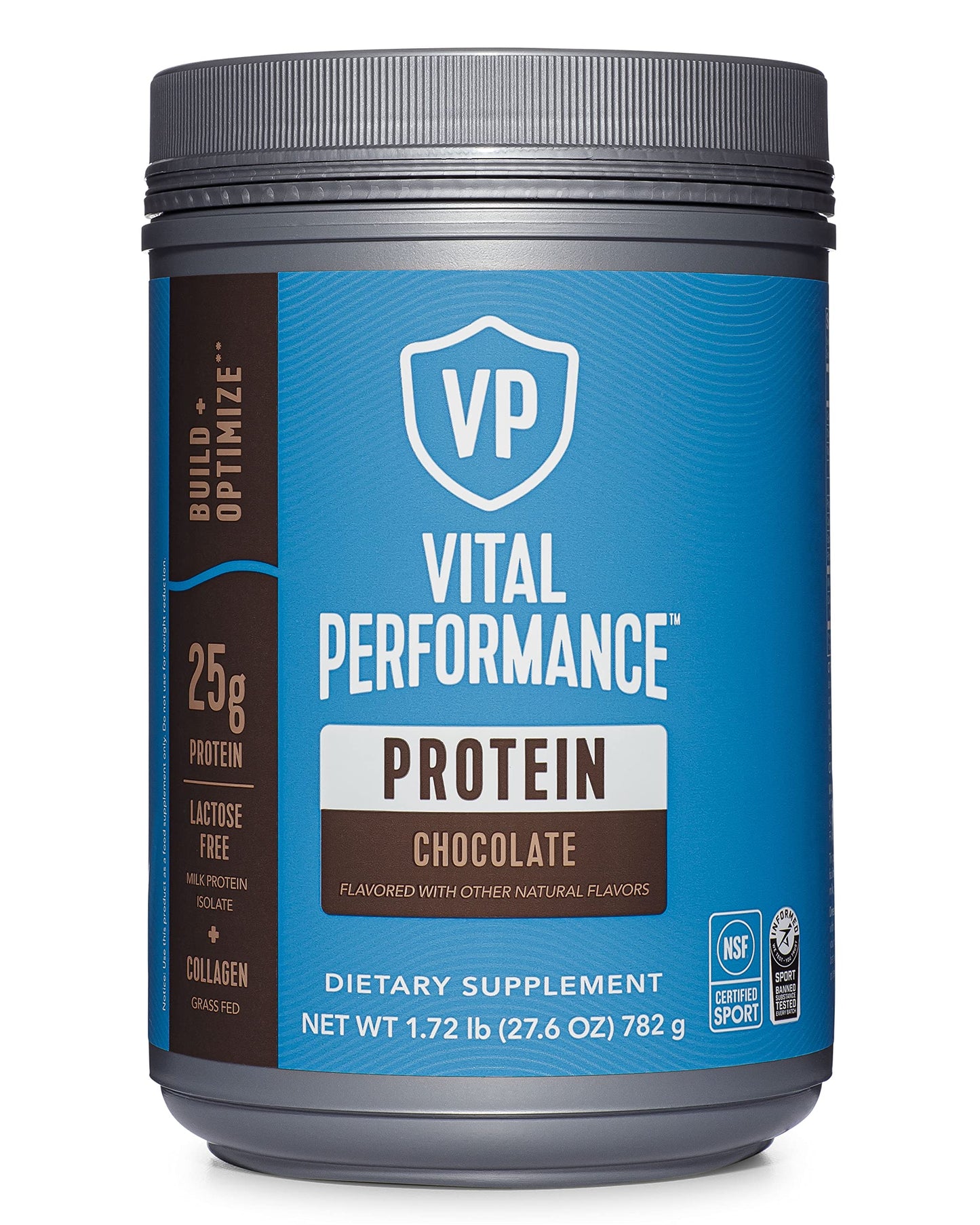 Vital Proteins Performance Powder, Collagen Peptides & Protein Isolate Powder, NSF Certified for Sport, Chocolate, 1.72lb - Nirvana Guru