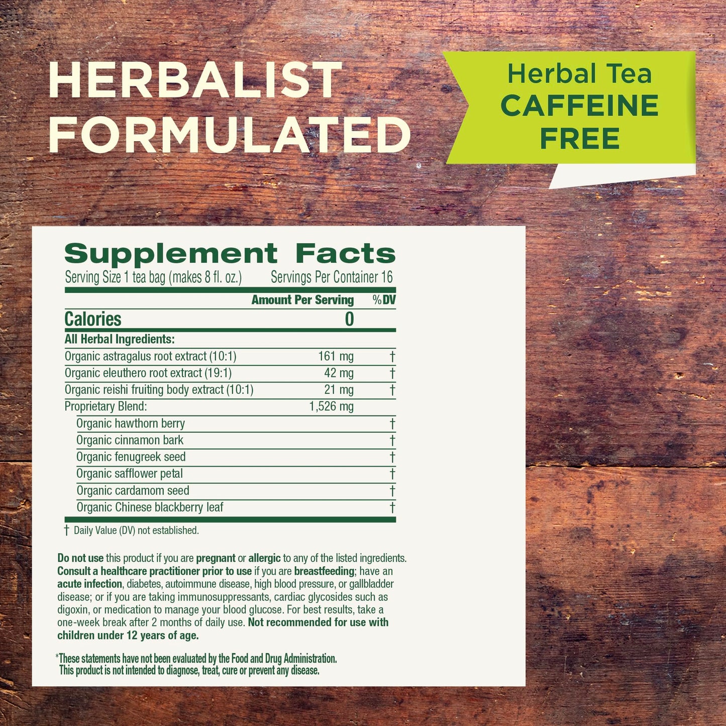 Traditional Medicinals Tea, Organic Stress Ease Immune with Adaptogens, Everyday Immune Support, Reishi Warming Spice, 16 Tea Bags - Nirvana Guru