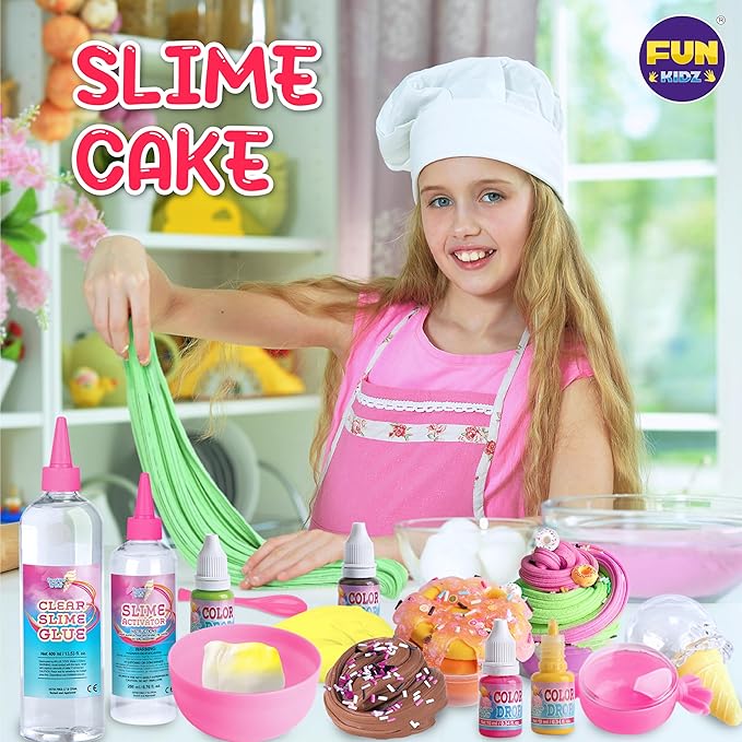 Gift Butter Slime Kit for Girls 10-12, FunKidz Ice Cream Soft Slime Making Kit Ages 8-12 Kids Slime Toys Ideal Birthday Party Present nirvanaguru