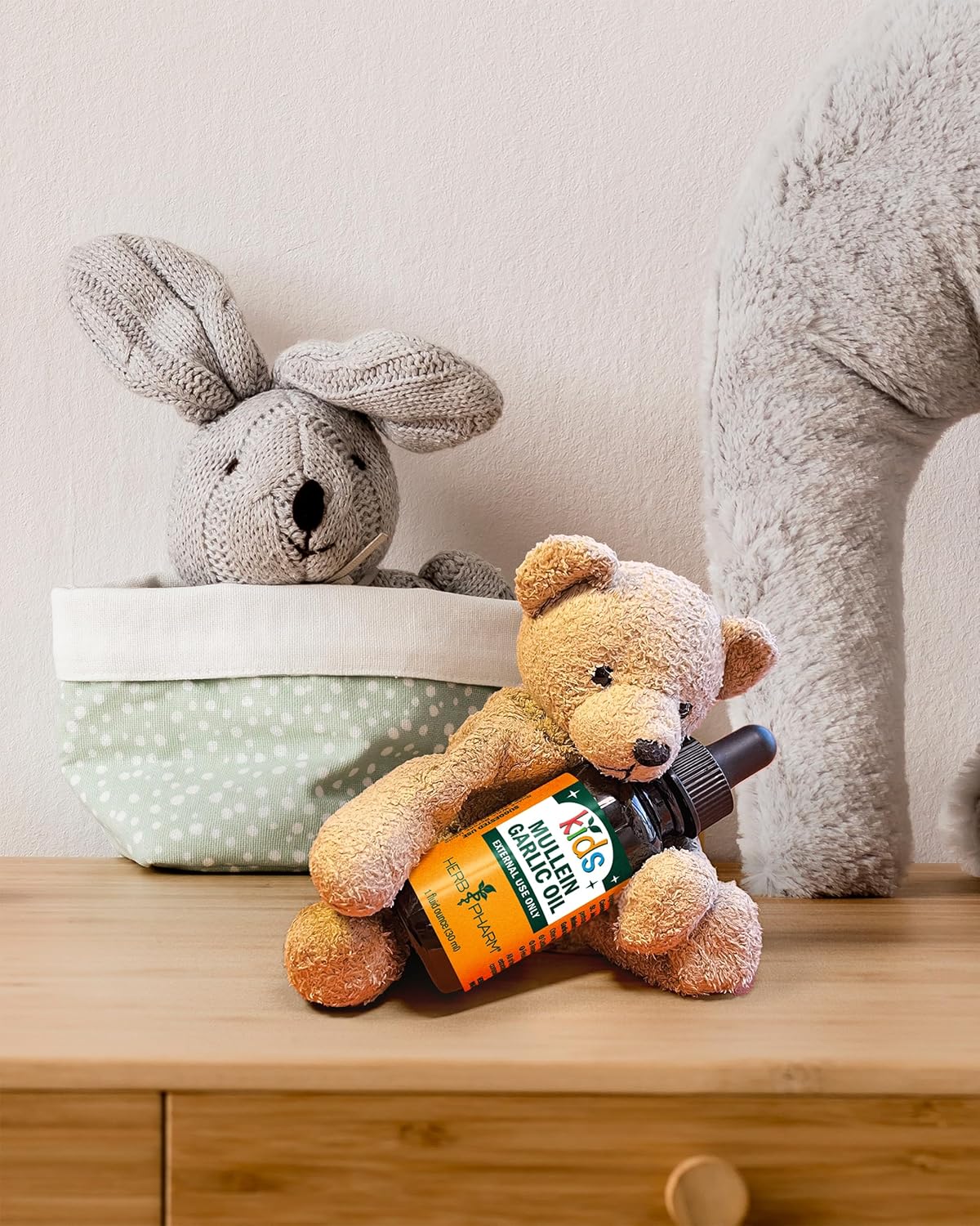 Herb Pharm Kids Mullein and Garlic Oil, Calendula, Garlic, Mullein, St. John's Wort, Olive Oil, 1 Fl Oz (Pack of 1) - Nirvana Guru