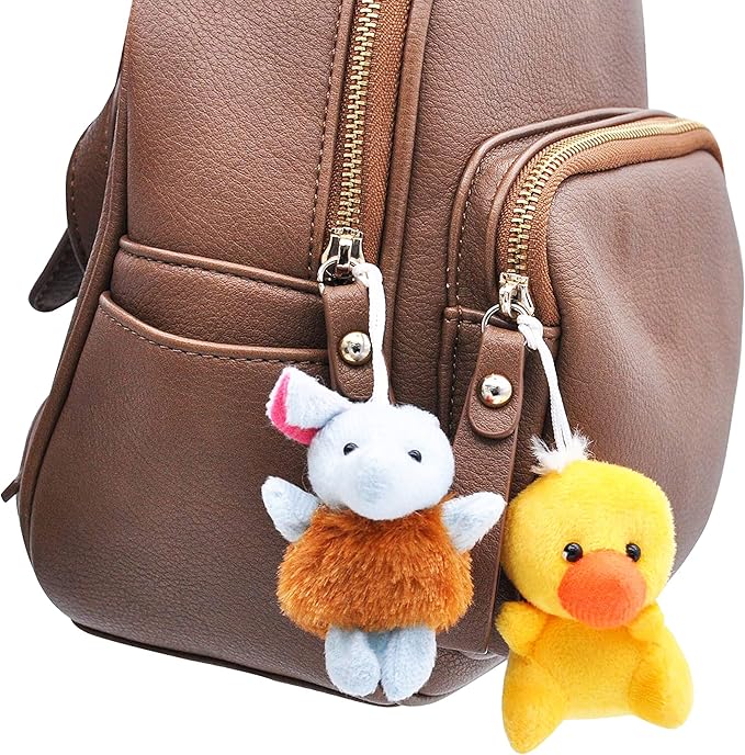 JOYIN 24 Pack Mini Animal Plush Toy Assortment (24 Units 3" Each), Animals Keychain Decoration for Kids, Small Stuffed Animal Bulk for Kids, Carnival Prizes, School Gifts, Halloween Goodie Bags nirvanaguru