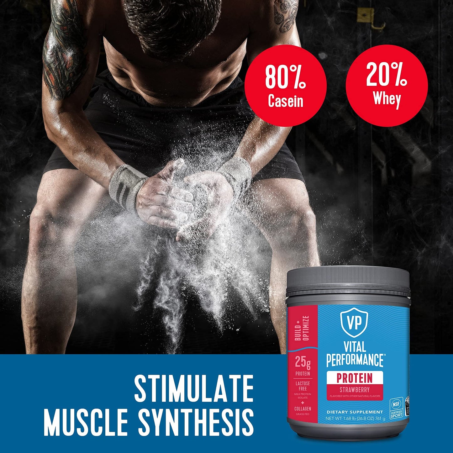 Vital Proteins Performance Powder, Collagen Peptides & Protein Isolate Powder, NSF Certified for Sport, Chocolate, 1.72lb - Nirvana Guru