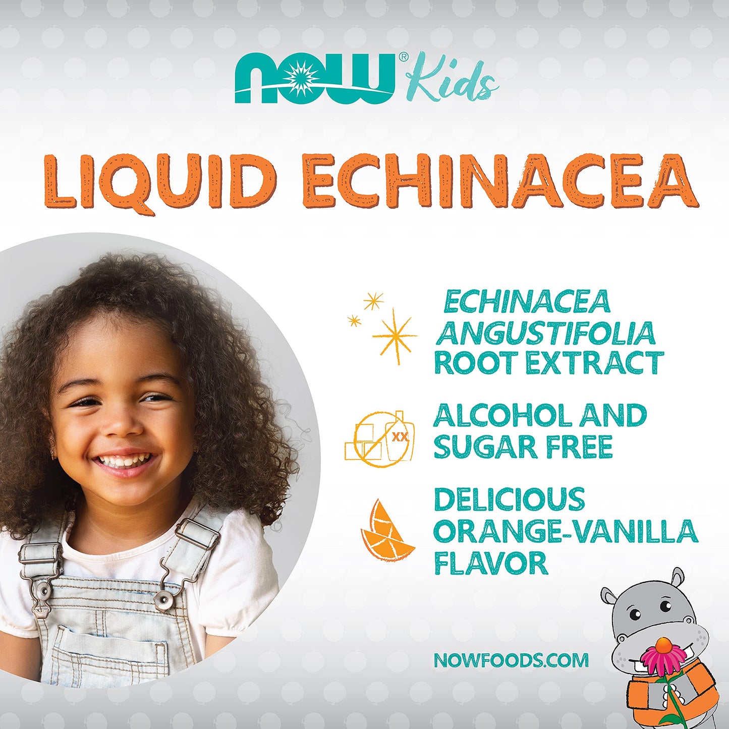 NOW Supplements, Kids Liquid Echinacea with Dropper, Immune System Support, Formulated for Kids, 2 Fl Ounce, Packaging May Vary (Pack of 2) - Nirvana Guru