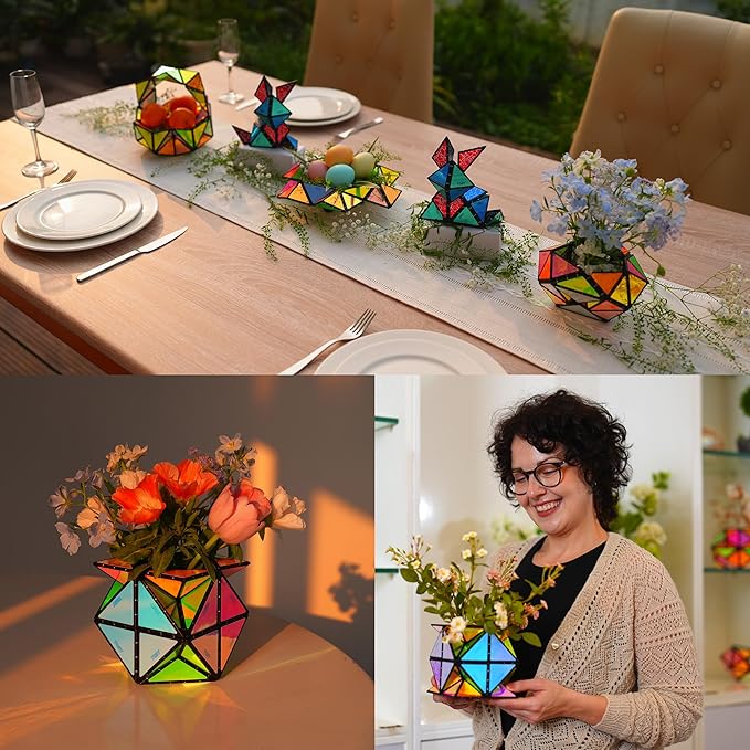 TOSY Magnet Pyramid Stone - 1 Cube Transforms into 1 Billion Shapes, 14 pcs (12 Puzzle pcs and 2 Accessories), 243 Rare Earth Magnets, Holographic Design Magnet Tiles Creative Puzzle STEM/STEAM Toy nirvanaguru