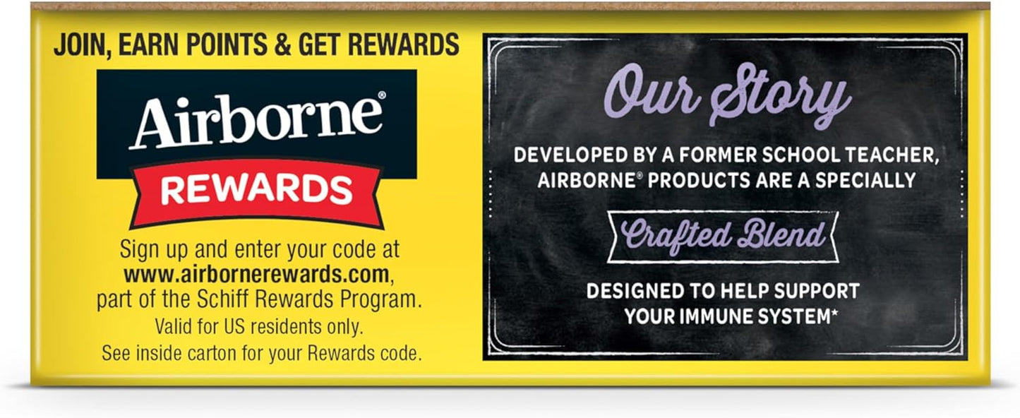 Airborne Elderberry + Zinc & Vitamin C Effervescent Tablets