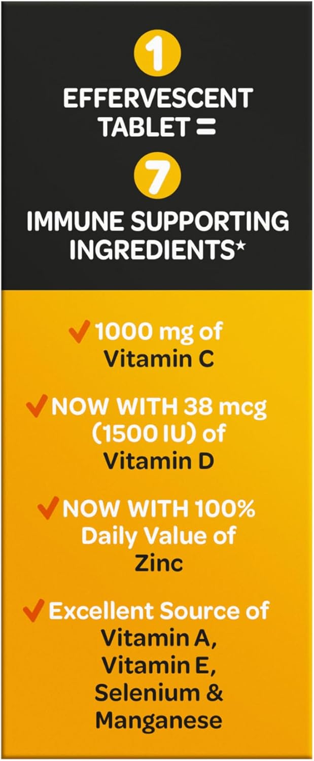 Airborne 1000mg Vitamin C with Zinc - Nirvana Guru