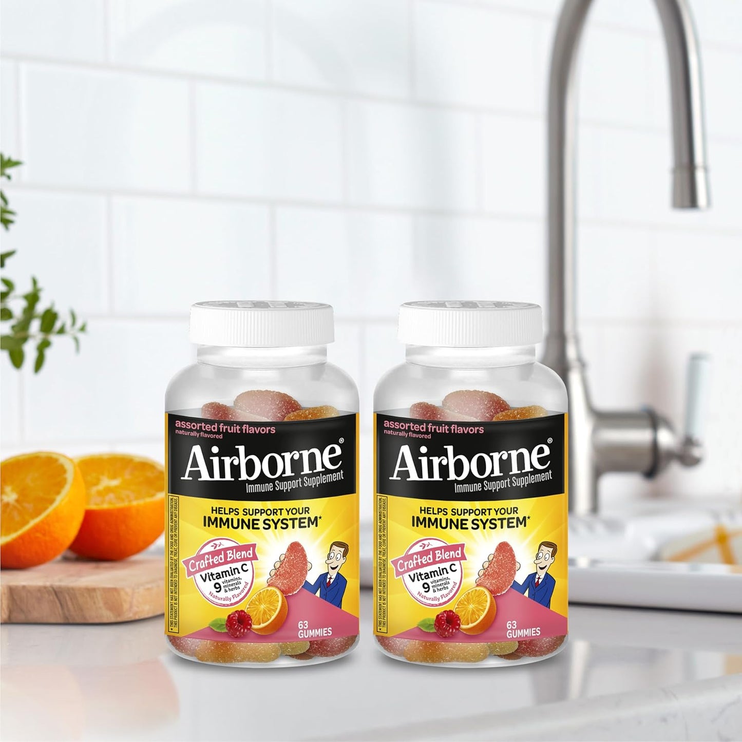 Airborne 750mg Vitamin C Gummies For Adults - Nirvana Guru