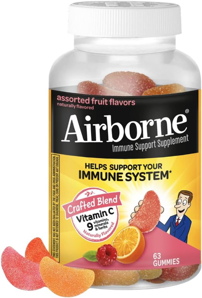 Airborne 750mg Vitamin C Gummies For Adults - Nirvana Guru