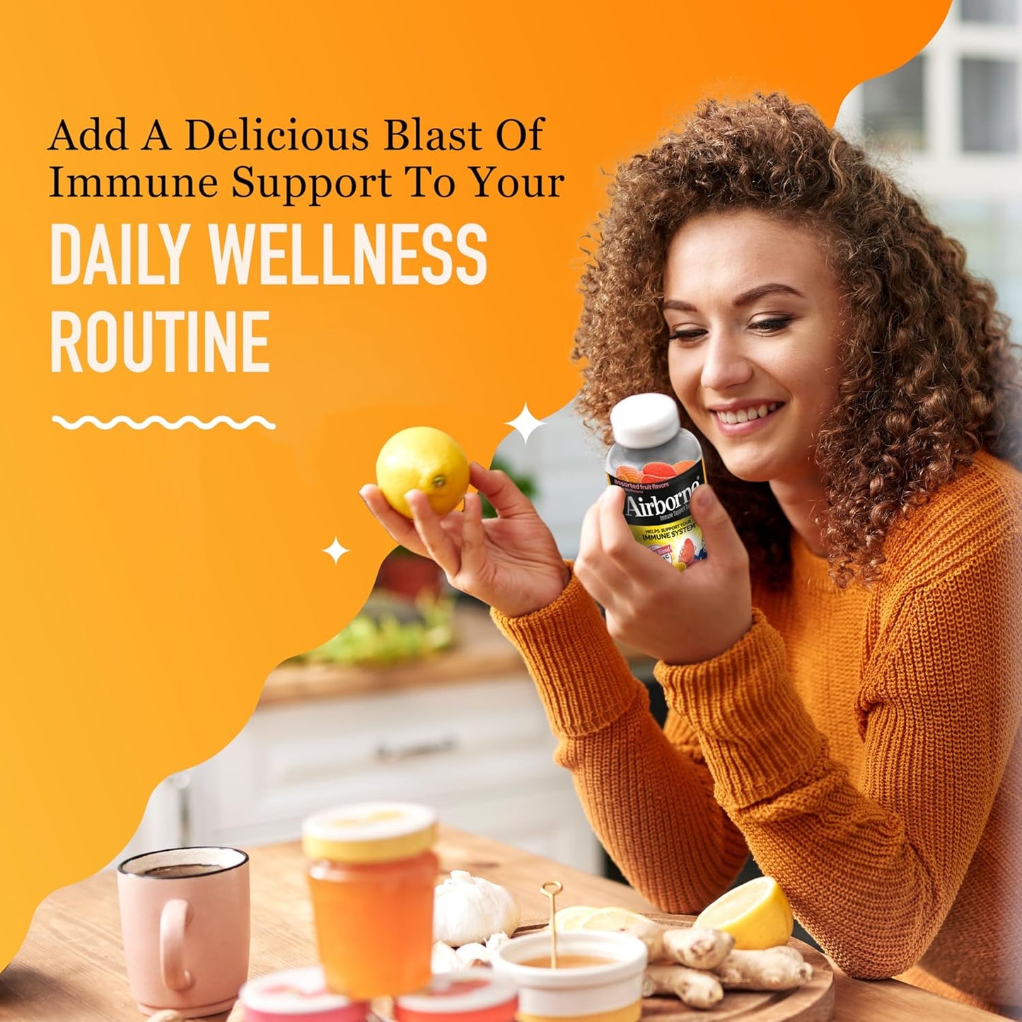 Airborne 750mg Vitamin C Gummies For Adults - Nirvana Guru